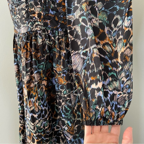 NWT Ulla Johnson Estyne Longsleeve Poplin Maxi Dress Starling size 4 - Picture 6 of 13